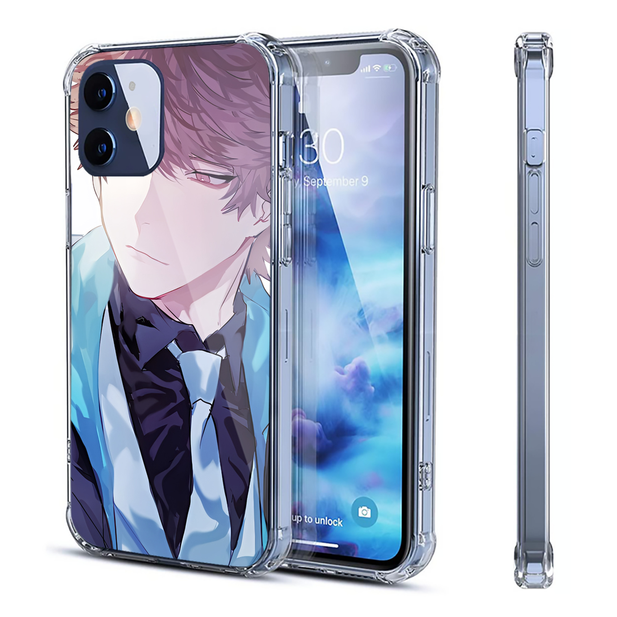 （画像用） ハイキュー!! Haikyu!! 【iPhone 12シリーズ対応】透明スマホケース（クリアソフトケース）